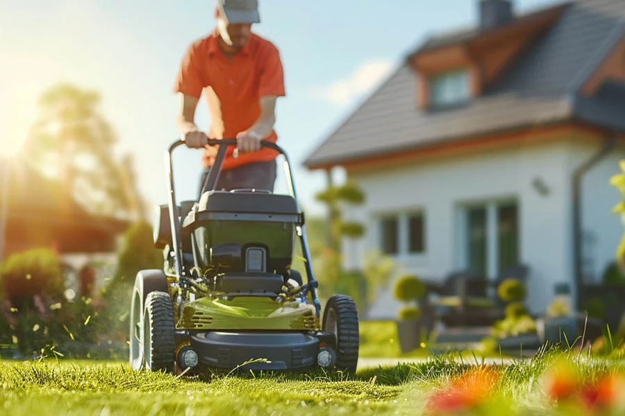 cordless self propelled lawn mowers